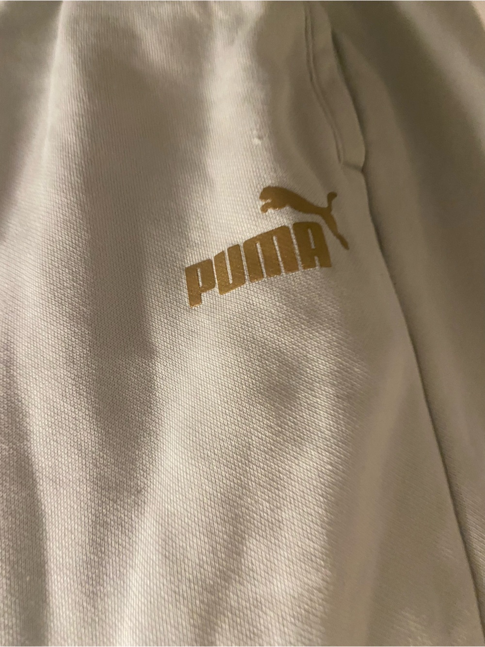 Puma White sweat pants